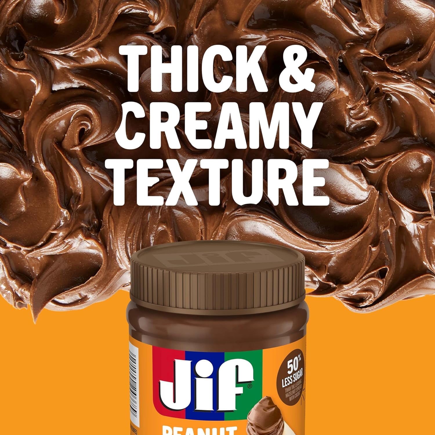 2 Pack Jif Peanut Butter & Chocolate Flavored Spread