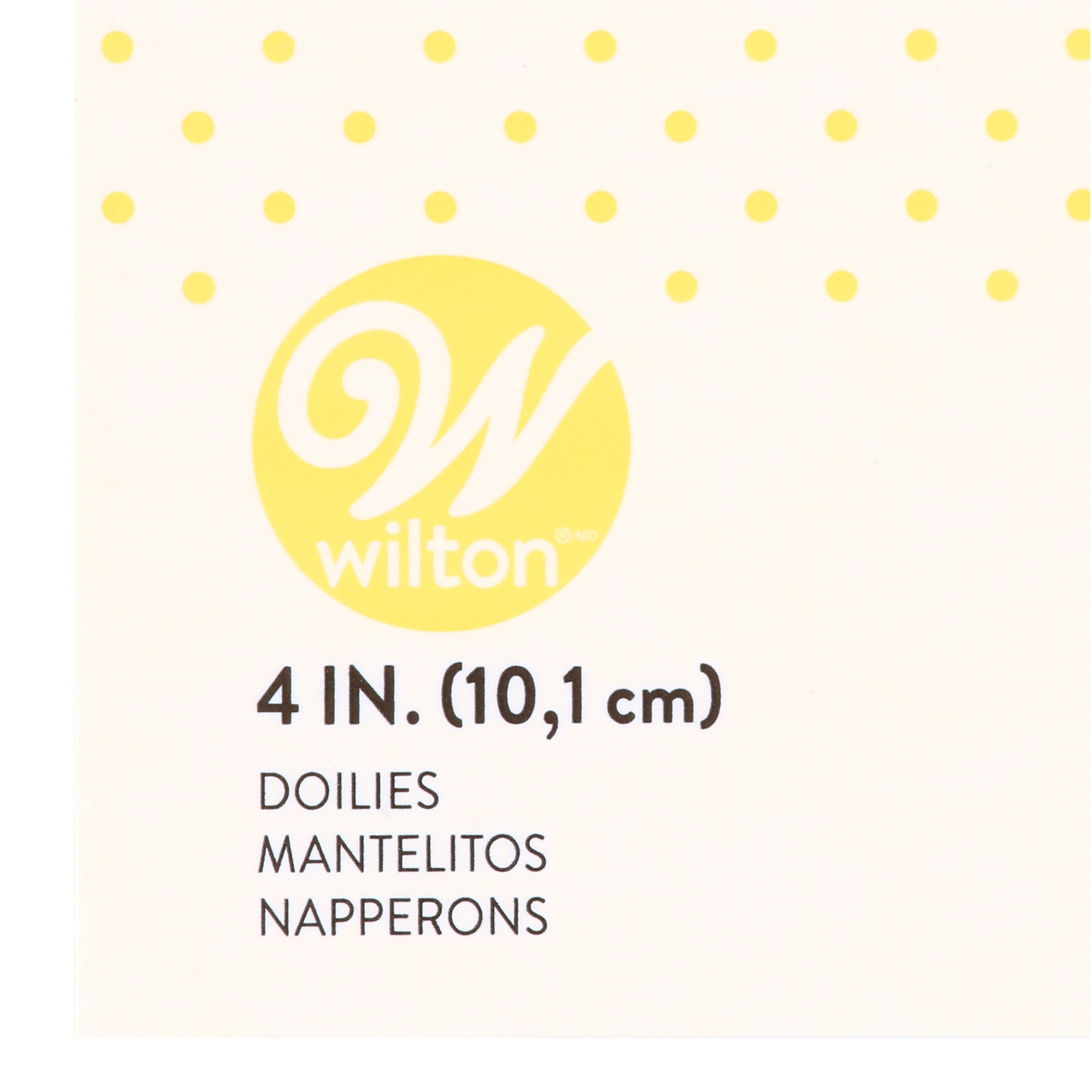 Wilton Paper Doilies for Cake Decorating, White, 4 in. Diam., 30-Count,