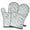 Light Blue Christmas, variant on Cute Oven Mitts,Light Christmas Snowflake Pattern Oven Mitt 2-Pack Set,Kitchen Gloves for Oven,Heat Resistant Oven Mitts 7.7"x12"