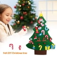 thumbnail image 5 of DIY árbol de Navidad puerta pared 3D estéreo fieltro colgantes regalos adornos decoración (A) Sywqhk Libre de BPA, 5 of 5