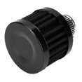 thumbnail image 3 of 13mm/0.5in Mini Filtro de entrada de aire Ventilación Respiradero del cárter Accesorio universal para automóvil Negro, 3 of 9