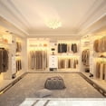 thumbnail image 5 of iSunirm 120'' Closet System, 10 Ft Heavy Duty Closet Organizer System with 3 Drawers & 3 Shelf Towers, White, 5 of 9
