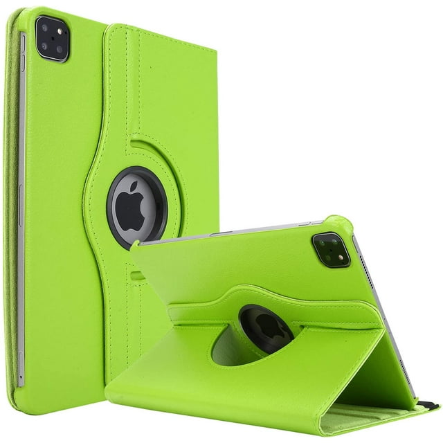 New iPad Mini1 2 3 Leather Case,360 Degree Rotating Stand Smart Cover with Auto Sleep Wake for Apple iPad Mini1 2 3 Tablet (Green)