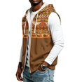 thumbnail image 5 of Iaqnaocc Mens Vest Utility Jacket with Pockets Vintage Outerwear Hiking Sleeveless Outdwear Fishing Photography Camping Travel Outdoor Coffee M, 5 of 7