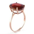 thumbnail image 2 of Galaxy Gold 14k Solid Rose Gold Ring 7.5 ct Oval-Shaped Ruby - Size 5.5, 2 of 5