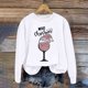 thumbnail image 3 of Gibobby Sudaderas Navideñas para Mujeres Otoño e Invierno Adecuado Navidad Estampado O Cuello Ajuste Tops Casual Manga Larga(Blanco,G), 3 of 4