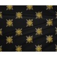 thumbnail image 4 of oneOone Polyester Lycra Fabric Floral Block Printed Fabric 1 Yard 56 Inch Wide, 4 of 4