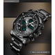 thumbnail image 4 of SKEMI 1389 Reloj de cuarzo para hombre Moda única Deporte Casual Marca Reloj de cuarzo Doble movimiento Correa de acero inoxidable Reloj de pulsera resistente al agua Relogio masculino, 4 of 8