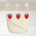 thumbnail image 2 of WHAMVOX Sac Tissé en Paille Sac Seau Tissé Multi 1Ensemble Style Mode Été Voyage, 2 of 5