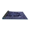 thumbnail image 2 of Ahgly Company Indoor Square Oriental Blue Industrial Area Rugs, 6' Square, 2 of 4