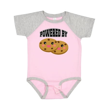 

Inktastic Powered by Cookies Gift Baby Boy or Baby Girl Bodysuit