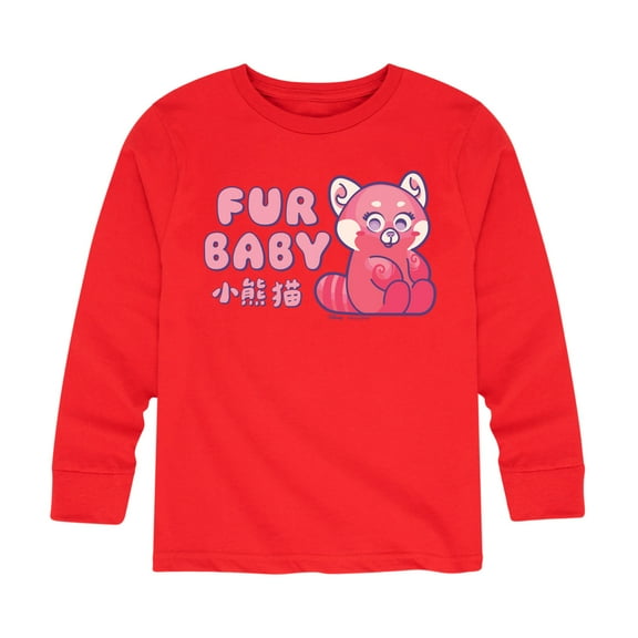 Turning Red - Fur Baby - Youth Long Sleeve Graphic T-Shirt