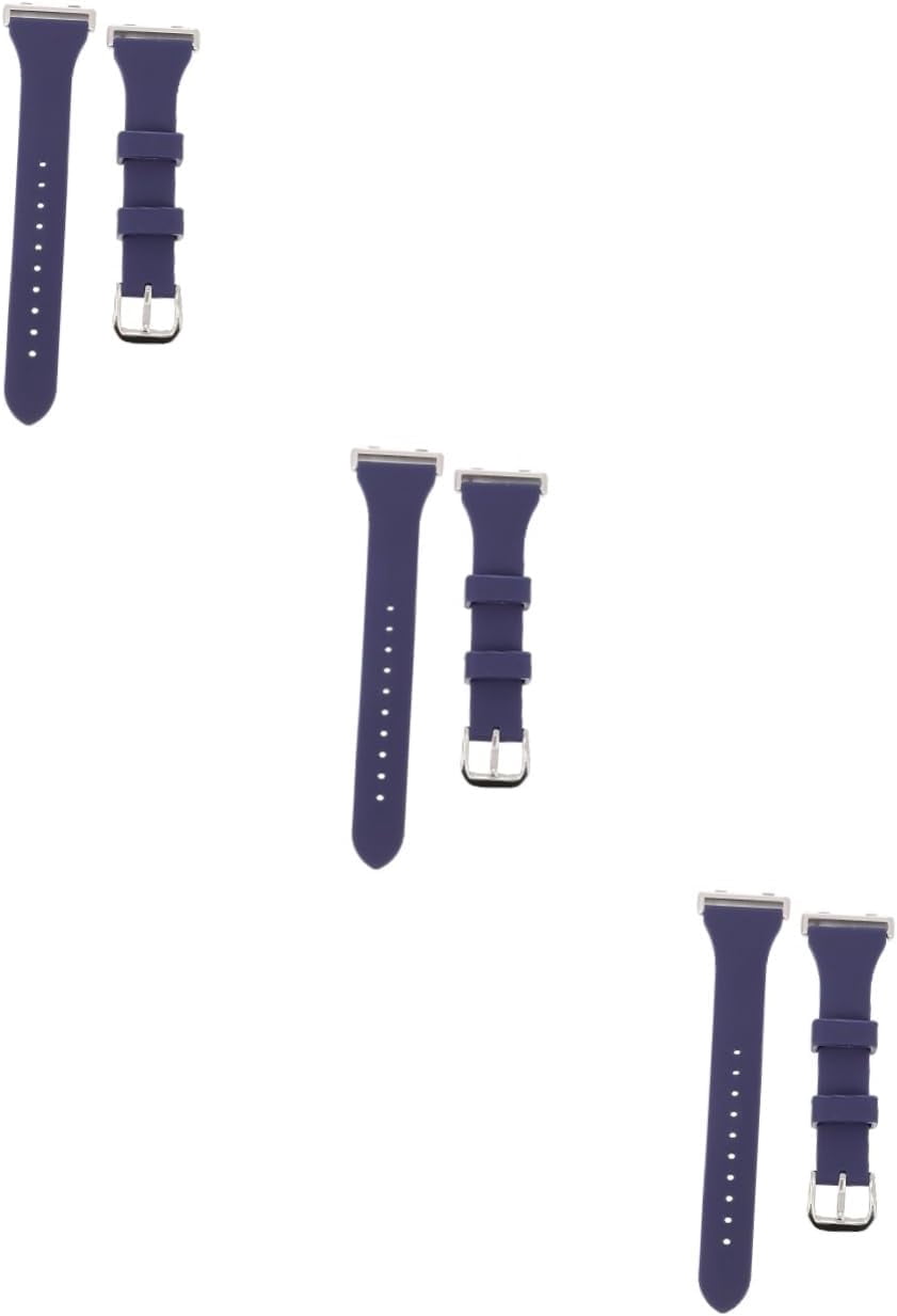 AVEKI 2pcs Silicone Strap Watch Aluminum Alloy Replaceable 0601M