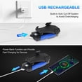 thumbnail image 4 of DAMAIE Rechargeable USB Bike Light, 550 Lumen Powerful LED Bike Light with Alarm and Phone Holder, Rechargeable Headlamp for ATV, Road Bike and Scooter -B, 4 of 5