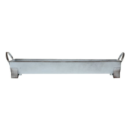 Planter Box Flower Window Pot Plant Metal Succulent Rectangular Long Tray Windowsill Holder Iron Herb Rustic Indoor