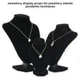 thumbnail image 6 of Amaiiu Display Stand V-shape Necklaces Organizer Storage Showcase Rack Choker Chains Holder Props Tray Accessories Store 25cm, 6 of 9