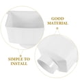 thumbnail image 3 of OFFIGAM PVC White Rectangular Downspout Diverter for Garden Rainwater Collection System and Gutter Accessories, 3 of 5