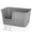 Grey, variant on Extra Large High Sided Cat Litter Box - 24.8" L x 11.4" W x 13.0" H, XL Jumbo Kitty Litter Box for Big Indoor Cats, Tool-Free Assembly (Beige)