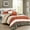 Brunt Orange, variant on 6 Pieces Woodland Mushroom Comforter Set - Botanical Woodland Bedding Set Queen Size