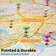 thumbnail image 3 of 100 Pieces Jumbo Giant Large Push Pins 1 Inch Standard Thumb Tacks Steel Point and Plastic Head Push Pins for Cork Board (Purplish Red, Gold, Blue, Gr, 3 of 4