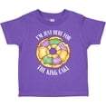 thumbnail image 3 of Inktastic I'm Just Here for the King Cake Boys or Girls Toddler T-Shirt, 3 of 5
