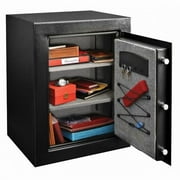 Security Safe, 4.25 cu ft, 195 lb, Electronic, Override Key Lock T8331BLKHRO