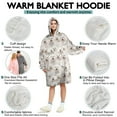 thumbnail image 5 of Wearable Oversized Blanket,Shih Tzu Dog Wearable Blanket Hoodie for Adults,Cozy Hooded Blankets with Super Pockets,Super Warm Fuzzy Pullover for Women & Men, 5 of 6