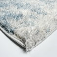 thumbnail image 5 of Gertmenian Thayer Garda Modern Abstract Blue/Ivory Shag Area Rug 7'10" x 10' - Ivory/Blue/Grey, 5 of 6