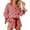 a-Red, variant on Women Silk Pajamas Set Valentine Pjs Women Long Sleeve Stripe Button-Down Sleepwear Loungewear Summer Pajamas for Women