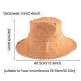 thumbnail image 3 of Sombrero de pescador para hombre, sombrero de pescador de algodón para hombre, sombrero para el sol transpirable, sombrero de ala ancha con protección UV, gorra de pescador, para uso al aire libre y, 3 of 5