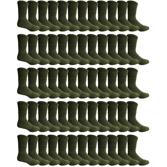 Yacht & Smith Men's Army Socks, Military Grade Socks Size 10-13