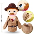 thumbnail image 4 of Juguete de peluche Hand Puppet ZJoey Detective, 36 cm, para contar historias, 4 of 7