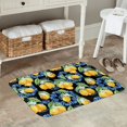 thumbnail image 6 of Non Slip Door Mat, yellow lemons Blue Sicilian style Fast Drying Bath Tub Mats, Absorbent Bathroom Rugs Entrance Welcome Mat, Bath MatS for Tub, Floor, Home, Kitchen, Hotel,16x24in, 6 of 7