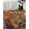 thumbnail image 2 of Ahgly Company Indoor Round Patterned Light Brown Area Rugs, 7' Round, 2 of 6