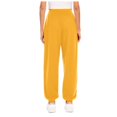 thumbnail image 3 of Clearance Womens Pants Petite Sports Solid Color Trousers Jogging Sweatpants Jogger Pants, 3 of 7