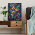 thumbnail image 5 of Qisvanset 12x16 Inch Black Dog in Jungle Canvas Painting Wall Art, 5 of 5