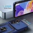 thumbnail image 2 of for Galaxy A14 5G Phone Case,Slide Camera Cover HD Screen ProtectorMilitary Grade Shockproof Ring Holder Kickstand Protective for Samsung Galaxy A14 5G Case, Classic Blue, 2 of 12