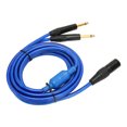 thumbnail image 4 of XLR To Dual 1/4 Inch Cable, 3.3ft XLR Male Y Adapter Cord Low Loss Stereo Bidirectional Mono Plug  For Mixer, 4 of 8