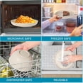 thumbnail image 4 of 18 count Wheat Straw Dinnerware Sets, Unbreakable dish Set  Plates, Bowls, and Cups Set dishes Dishwasher Microwave Safe for Kitchen Outdoor Travel Camping (Beige), 4 of 6