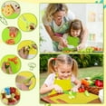 thumbnail image 5 of HOZVOMI 18PCS Kids Cooking Sets Real Cooking Montessori Kitchen Toys for Toddlers Kids Safe Knives, 5 of 8