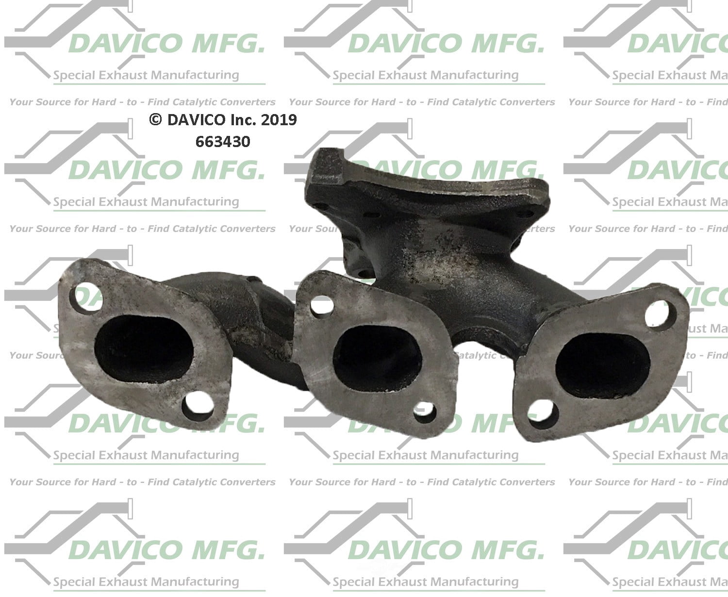 Davico Mfg 663430 Stand alone Exact-Fit exhaust manifold
