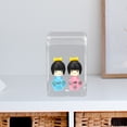 thumbnail image 1 of KAKOWELY 4pcs Exhibition Collection Box Display Action Figures Box Transparent PET Display Model Enthusiasts Indoor Use, 1 of 7