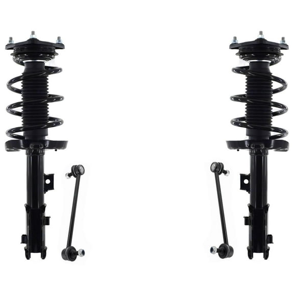 Front Complete Struts W/ Coil Spring Assembly & Links For Kia Soul 2014-2019