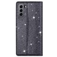 thumbnail image 4 of SaniMore Magnetic Flip Wallet Case for Samsung Galaxy S22 Plus 6.6", PU Leather Ultra-Thin Glitter Cover Buil-in Card Slot & Kickstand Shockproof Protective Shell for Samsung S22 Plus, Gray, 4 of 8