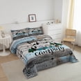 thumbnail image 2 of YST Camper Bedding Set Queen Happy Camping Comforter Set Rv Bunk Accessories Quilt Bedding For Travel Trailers,Boho Moon Stars Decor For Camper Car,Rustic Farmhouse Adventure Duvet Insert, 2 of 6