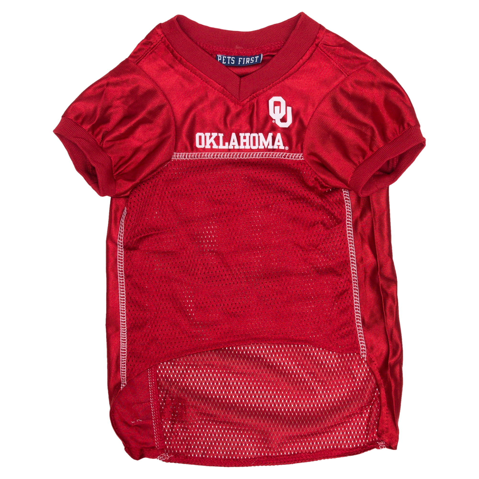 Pets First Collegiate Oklahoma Sooners Football/Basketball Mesh Jersey for Pet Dog. available in 40+ Teams - Large
