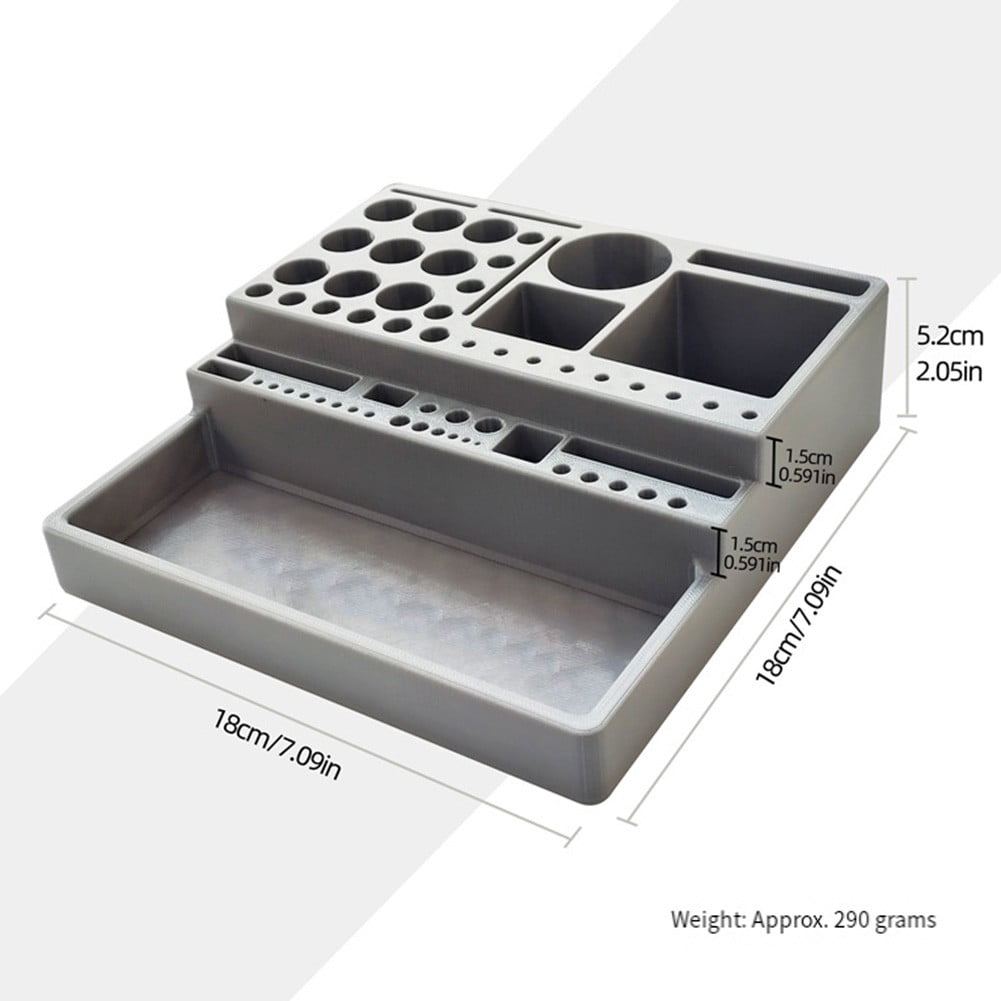 CENL Fly Tying Tool Storage Holder Desktop Storage Rack Fly Tying Materials Storage