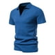 thumbnail image 1 of pstuiky camisetas de hombre, Camisa de manga corta con solapa de rayas para hombre, camisa de contraste de color camisetas de hombre xxxxxl, 1 of 6