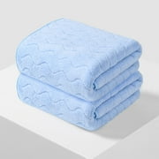 UsRHHA 2-Piece Bath Towel Set, Soft Absorbent Quick Dry Towels, Bathroom Face Hand Towels in Assorted Colors