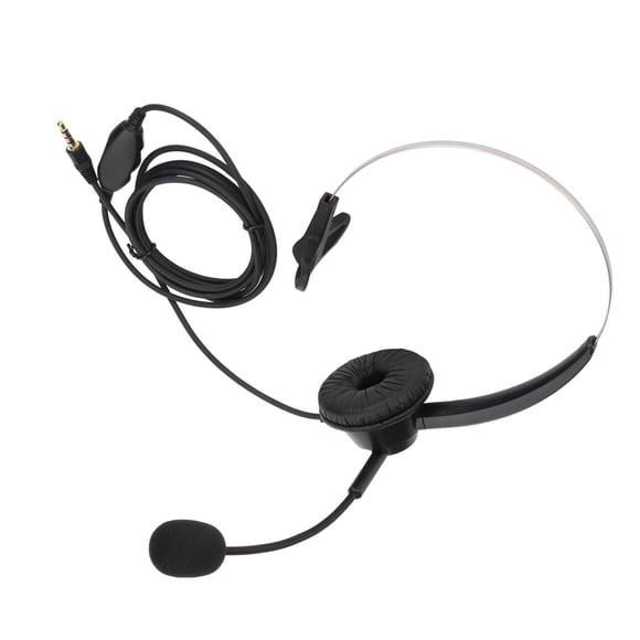 Communication Headset,3.5mm Call Center Headset Call Center Headset Customer Service Headset Best in its Class